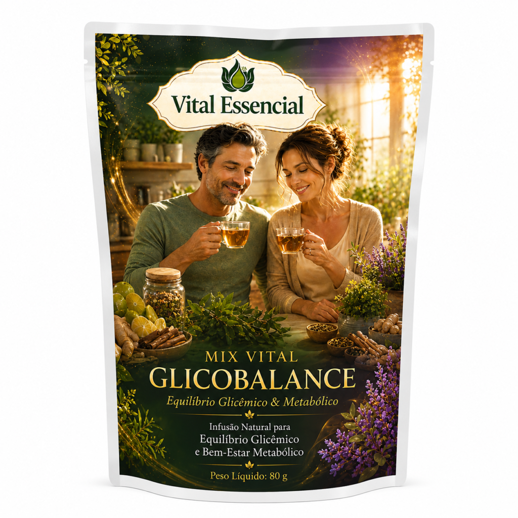 Mix Vital Glicobalance 80g - Chá Funcional Metabólico - Vital Essencial