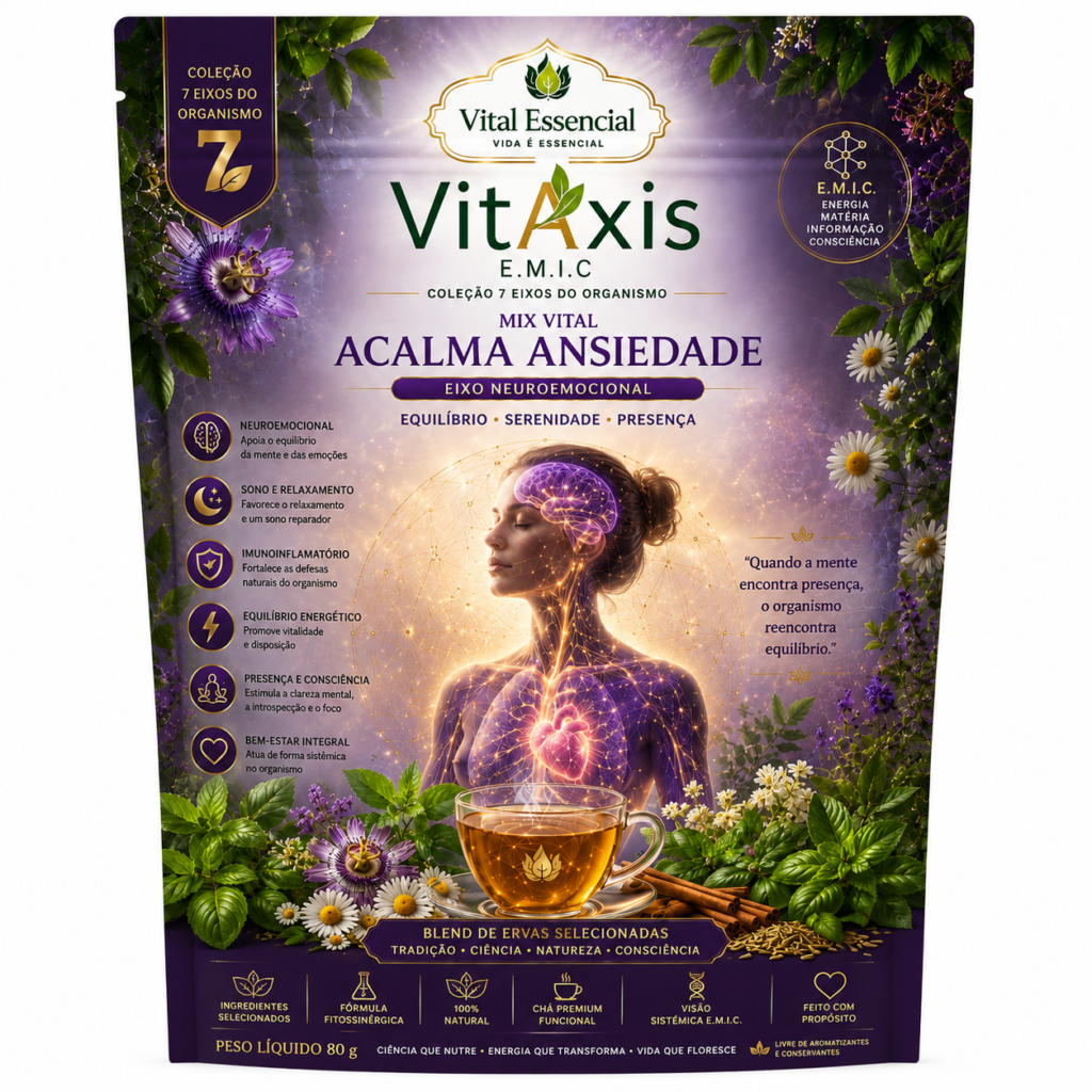 Mix Vital Acalma Ansiedade 80g - Vital Essencial
