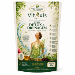 Mix Vital Detox & Drenagem Premium 80g - Chá Funcional - Vital Essencial