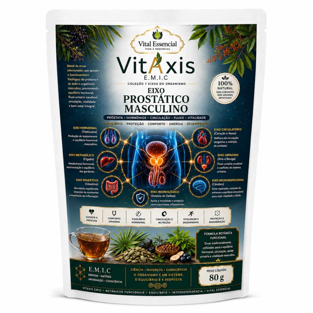 Mix Eixo Prostático Masculino 80 g - Vital Essencial